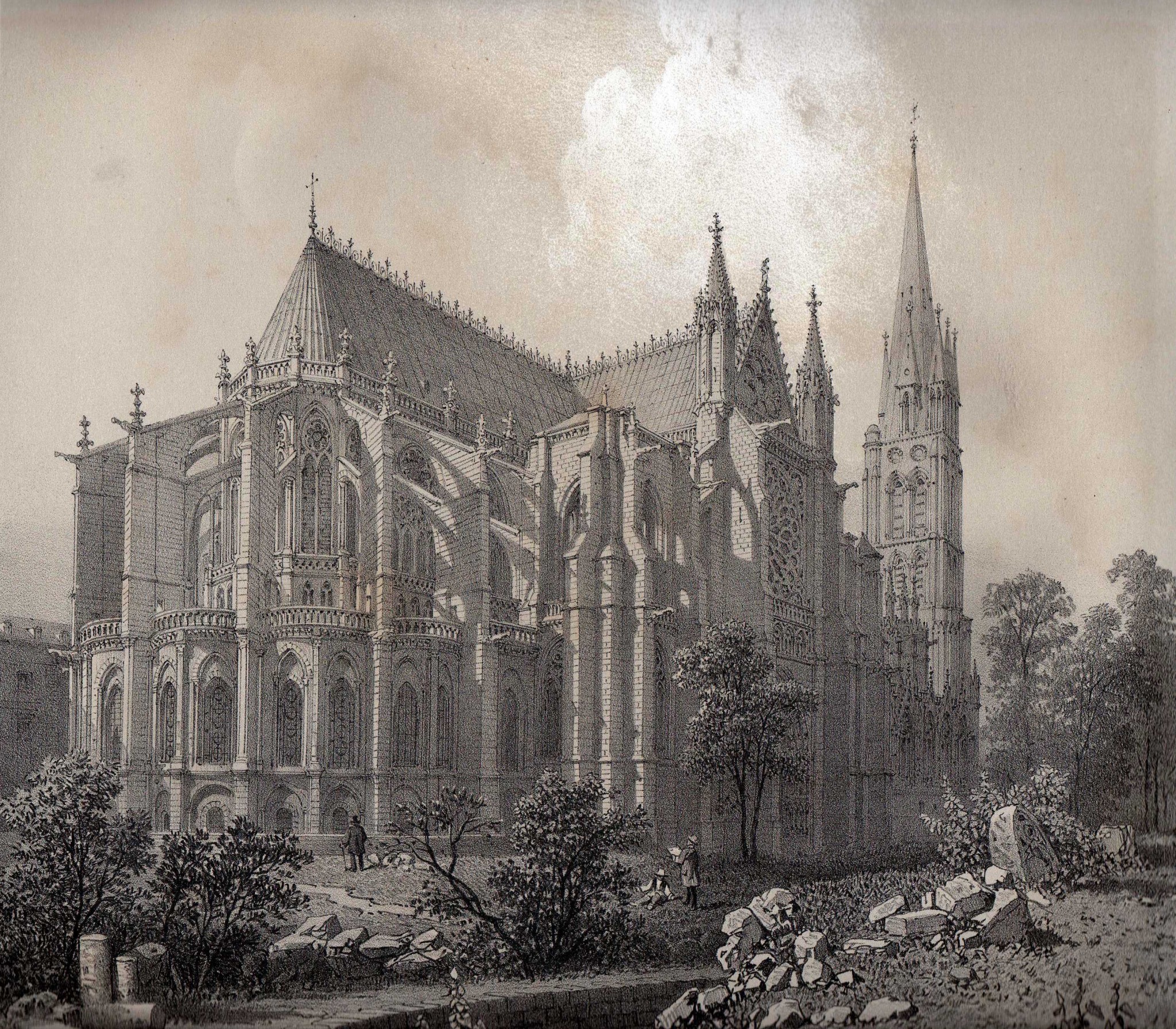 Félix Benoist. la Basilique de Saint Denis