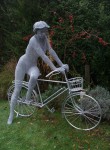 Скульптура | Derek Kinzett | The Lady and the Bicycle