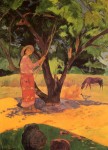 Живопись | Поль Гоген | The lemon picker, 1891