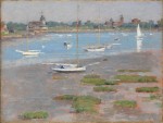 Живопись | Теодор Робинсон | Low Tide Riverside Yacht Club, 1894