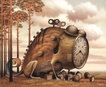 Живопись | Jacek Yerka | Walking Lesson