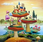 Живопись | Михай Даскалу | Mushrooms