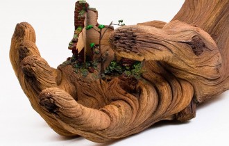 Керамика, которая притворяется деревом, и перевоплощение мусорного бака.