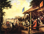Живопись | Уильям Хогарт | Выборы в парламент | Голосование, 1753-54