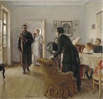 Живопись | Илья Репин | Не ждали, 1888