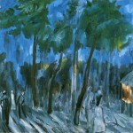 Живопись | Михаил Ларионов | Бульвар в Тирасполе, 1911