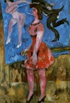 Живопись | Михаил Ларионов | Цирковая танцовщица, 1911