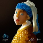 Пародия на картину «Девушка с жемчужной сережкой»