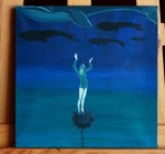 Живопись | Мария Субботина | Девочка на бомбе