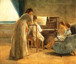 Живопись | Адриано Чечони | La Lezione di Piano