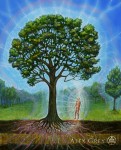 Живопись | Алекс Грей | Tree and Person