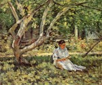 Живопись | Теодор Робинсон | Nettie Reading, 1894