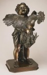 Скульптура | Адриано Чечони | Bambino con Gallo, 1884