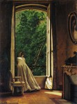 Живопись | Вито Д’Анкона | The Window, 1873
