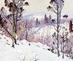 Живопись | Алдро Хиббард | Hillside in Winter