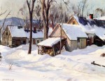 Живопись | Алдро Хиббард | Winter Farm