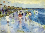 Живопись | Морис Брэзил Прендергаст | Revere Beach, 1896-97