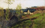 Живопись | Исаак Левитан | Избы, освещенные солнцем, 1889