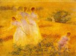 Живопись | Филипп Хейл | Девушки в солнечном свете, 1895