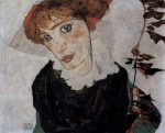 Живопись | Эгон Шиле | Portrait of Valerie Neuzil, 1912
