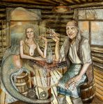 Живопись | Юлия Бружайте | Водка, или хочу быть царевной морской