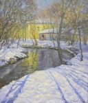 Живопись | Андрей Мишов | Солнечный день на Яузе