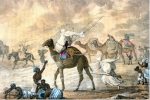 George Francis Lyon. A sand wind on the desert. XIX в. Libya. Pictures From History
