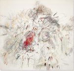 Живопись | Сай Твомбли _Леда и Лебедь_, 1962