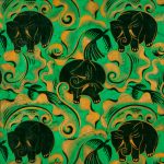 Фото 3. Рауль Дюфи. Эскиз ткани